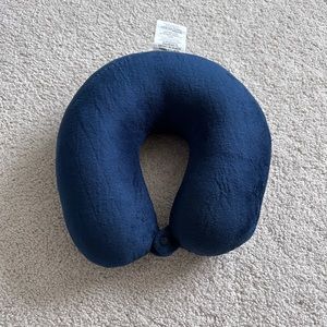 Blue travel Pillow